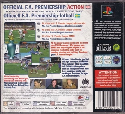 The FA Premier League STARS - PS1 (B Grade) (Genbrug)